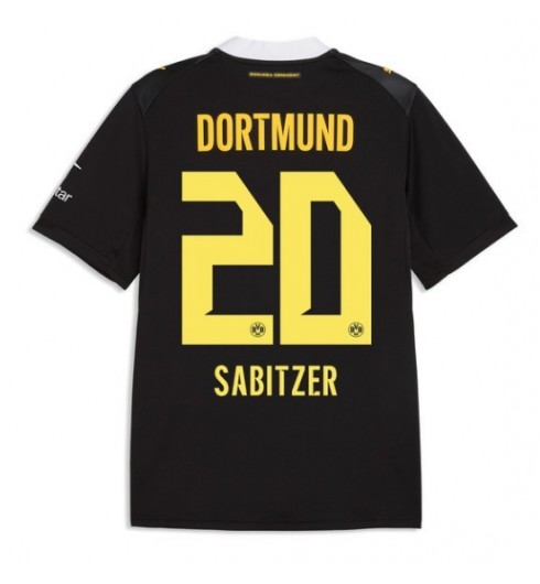 Borussia Dortmund Marcel Sabitzer #20 Vieraspaita 2026-27 Lyhythihainen Borussia Dortmund Marcel Sabitzer #20 Vieraspaita 2026-27 Lyhythihainen